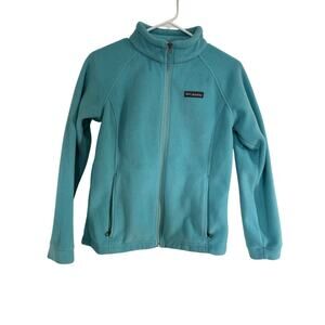 Columbia Benton Springs Full-Zip Fleece Jacket Teal, Youth Large